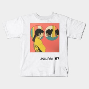 The Makioka Sisters - Minimal Style Graphic Artwork Kids T-Shirt